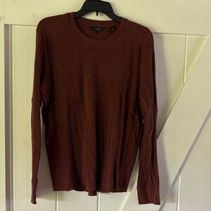 Vince Rusty Brown Large Ribbed Tee